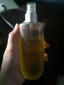 My oil cleansing container, thanks Katy!