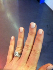 love my new manicure - thanks, Dina!