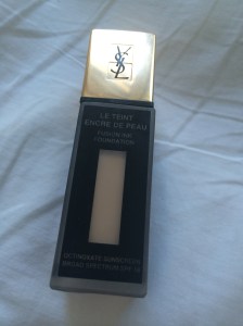 YSL's new Inkfusion foundation. Great coverage, not heavy 