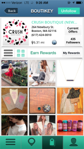 Crush Boutique's feed from the Boutikey app
