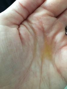 This is a few drops. It's far less greasy than coconut oil and absorbs much better - which is great esp if you use under moisturizer and make up